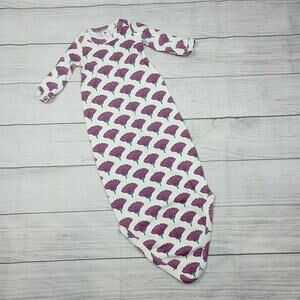 0/3m Kate Quinn Purple Flower Knotted Gown